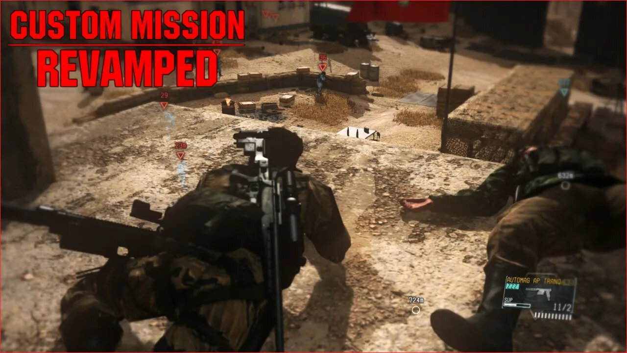 Modded MGS 5 - Custom Mission (Over the Fence Revamped)