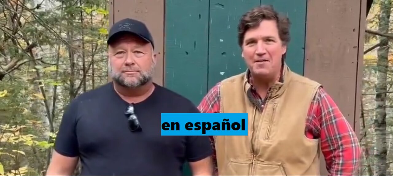 alex jones y tucker carlson resumen en español