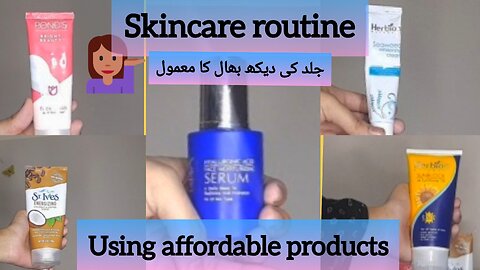 My weekly skincare routine using affordable brands.