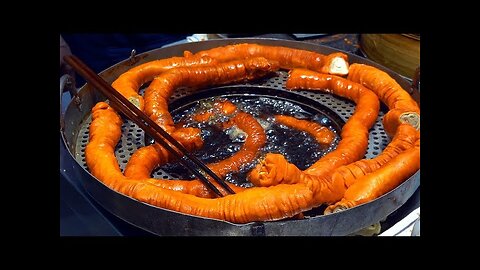 Deep Fried Pig Intestines in Restaurant Style | Hong Kong Street Food