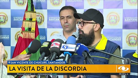 Molestia en San Vicente de Chucurí porque el director de la UNGRD no llegó a la zona de emergencia