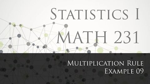 Multiplication Rule: Example 09