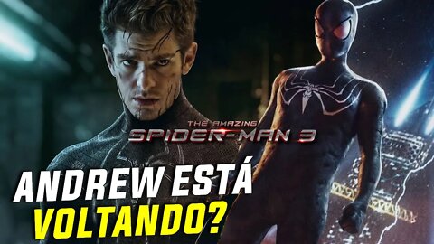 ANDREW GARFIELD VAI RETORNAR PARA ESPETACULAR HOMEM-ARANHA 3 COM TRAJE SIMBIONTE!