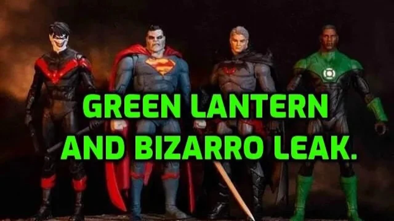 DC MULTIVERSE MCFARLANE GREEN LANTERN, BIZARRO, FLASHPOINT BATMAN UNMASKED LEAK - NINJA KNIGHT