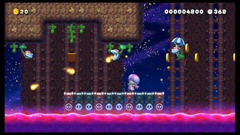 Mario Maker 2 NSMB Forest Levels