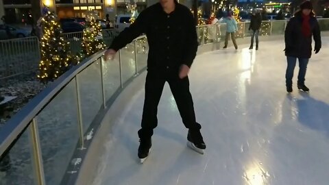 Gus trying to skate
