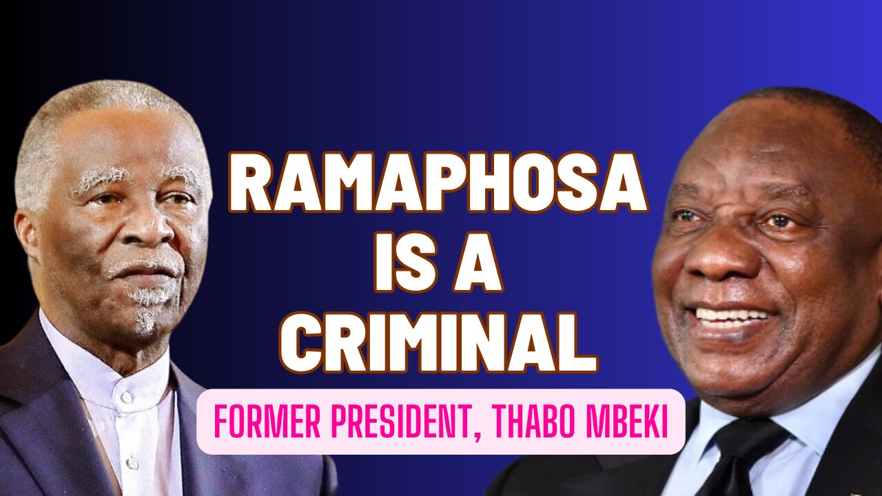 Pres. Thabo Mbeki FIRES At ANC & Ramaphosa Over RENEWAL FAILURE