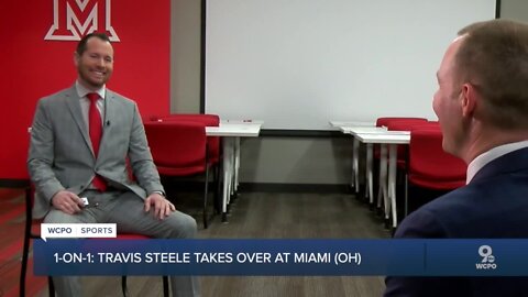 1-on-1: Travis Steele sits down with WPCO's Caleb Noe upon taking over at Miami-OH