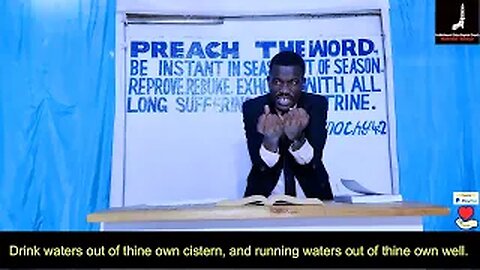Drink waters out of thine own cistern, and running waters out of thine own well |Pastor Paul Weringa