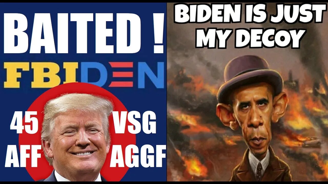 TRUMP BAITED the FBI DOJ into raiding MAL to expose them, and to flush out moles, spies and plants