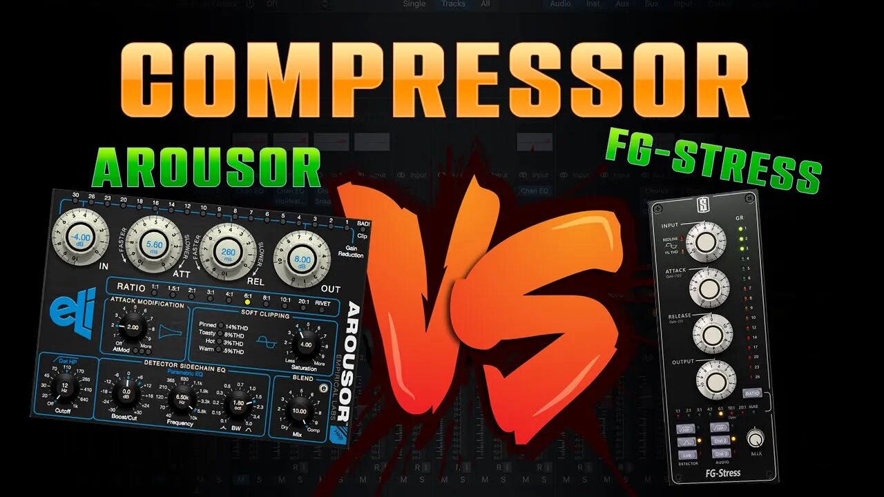 COMPRESSOR - Distressor - AROUSOR VS FG STRESS #compressor #mixagem #distressor
