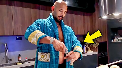 Andrew Tate cooks his favorite meal