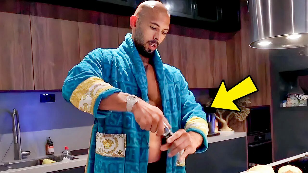 Andrew Tate cooks his favorite meal