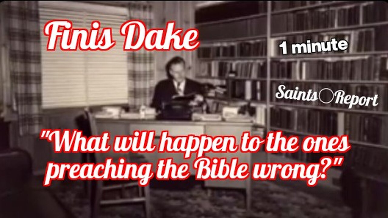 2707. ⚠️To those who preach the Bible wrong (1 minute) 🧡🕊
