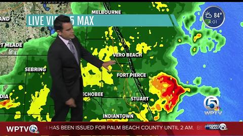 Late Wednesday afternoon forecast