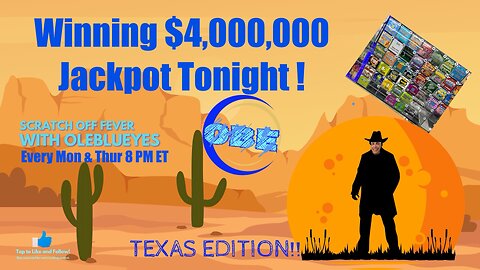 TEXAS SIZED BIG $4,000,000 Jackpot! HUGE After Dinner Scratchers with Oleblueyes