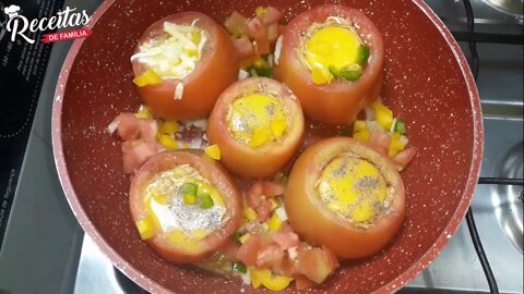 tomate recheado como você nunca viu
