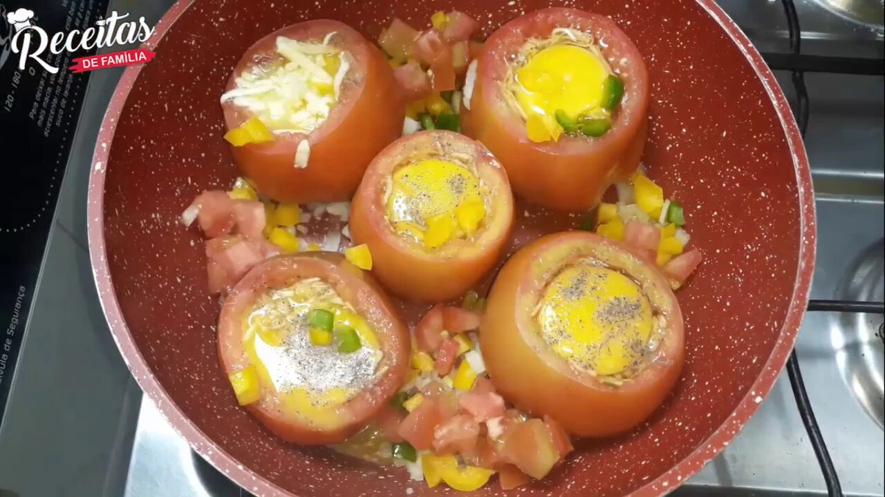 tomate recheado como você nunca viu