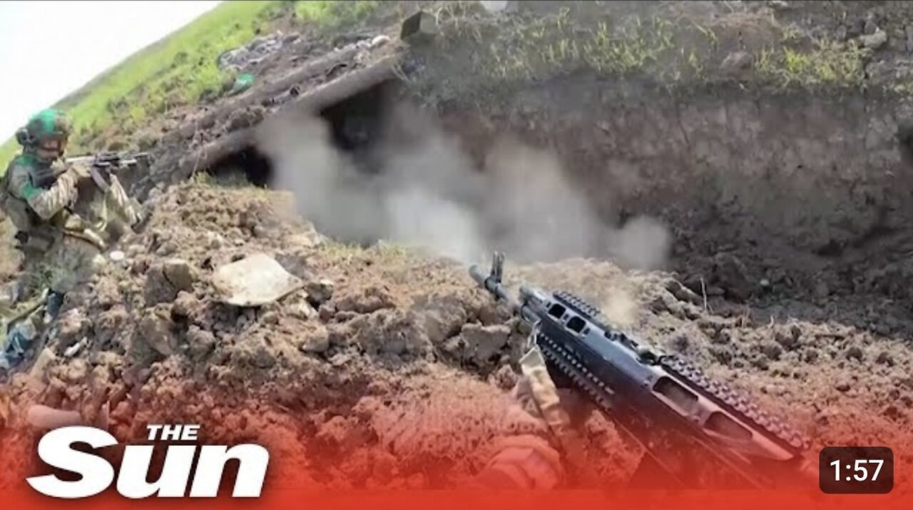 Ukrainian troops storm and capture Russian trench in Bakhmut