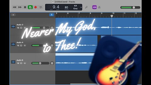 'Nearer my God, to Thee' avec GarageBand...