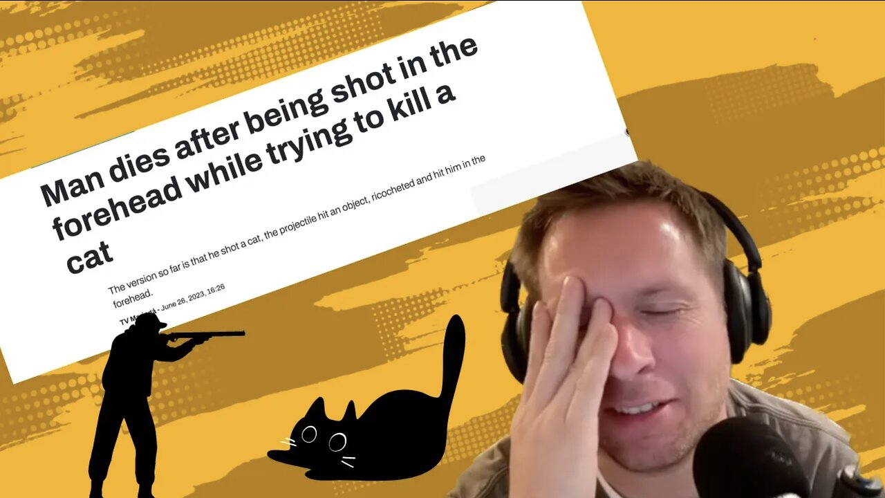 Man dies trying to SHOOT A CAT - *you're asking for a Darwin Award at this point