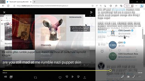 Still mad at me rumble nazi puppet skin or did your soros/g8tes CSIS masters finally figure it out?