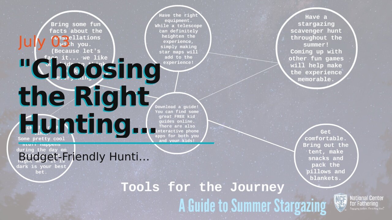 "Choosing the Right Hunting Gear: Tips and Recommendations" - Truths