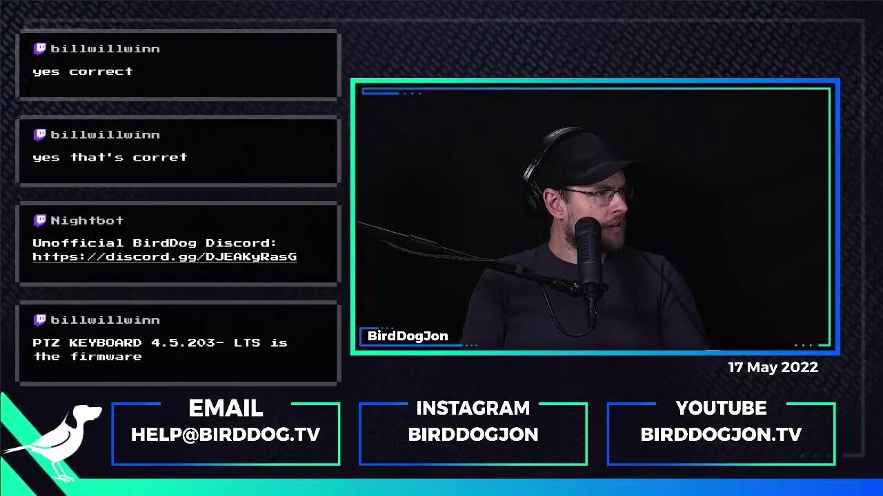 Another BirdDog Support Chat