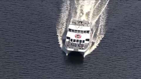 Cross Bay Ferry cruises to record ridership connecting St. Pete, Tampa