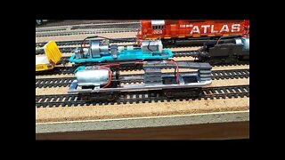 ALCO FA John A English Hobbyline first reveal fabricated underframe with motor