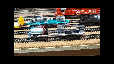 ALCO FA John A English Hobbyline first reveal fabricated underframe with motor