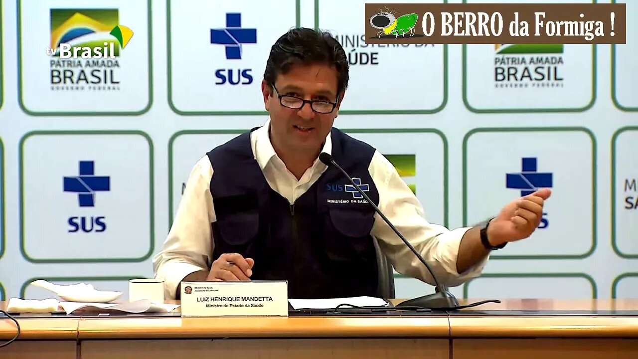 Mandetta dá diretas e indiretas ao Dória