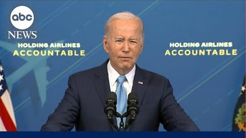 Biden delivers remarks on consumer protection from flight cancellations, delays