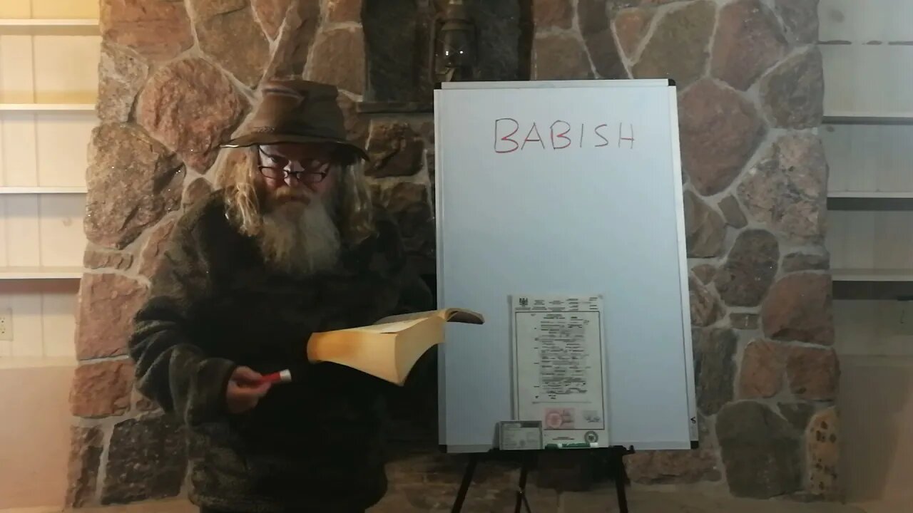 435 DEFINITION OF THE WORD: BABISH