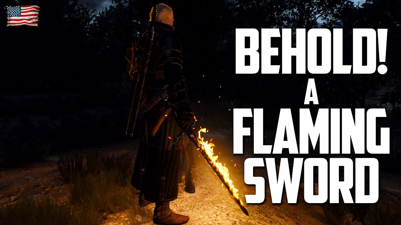 BEHOLD! A Flaming Sword