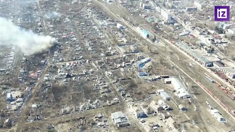 Footage Of The Destruction Of The Center Of The City In Popasna!