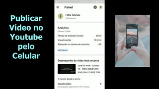 Como subir um vídeo para o youtube pelo Celular