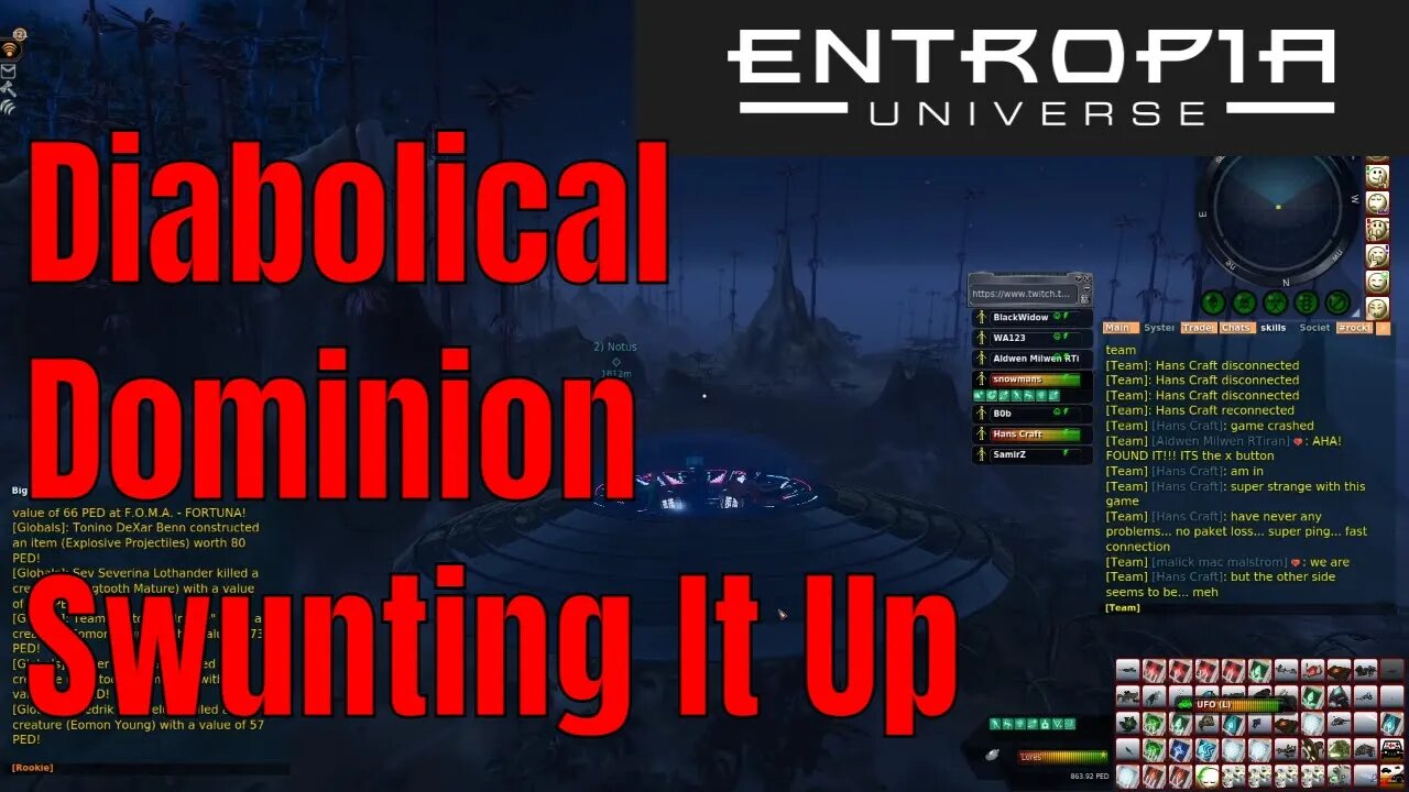 Entropia Universe We Swunting It In The Diabolical Dominion Society