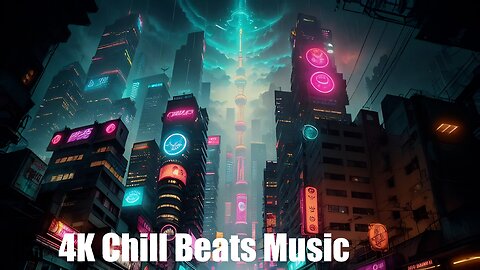 Chill Beats Music - Electronic Get Free Remix | (AI) Audio Reactive Cyberpunk Fantasy | Invasion