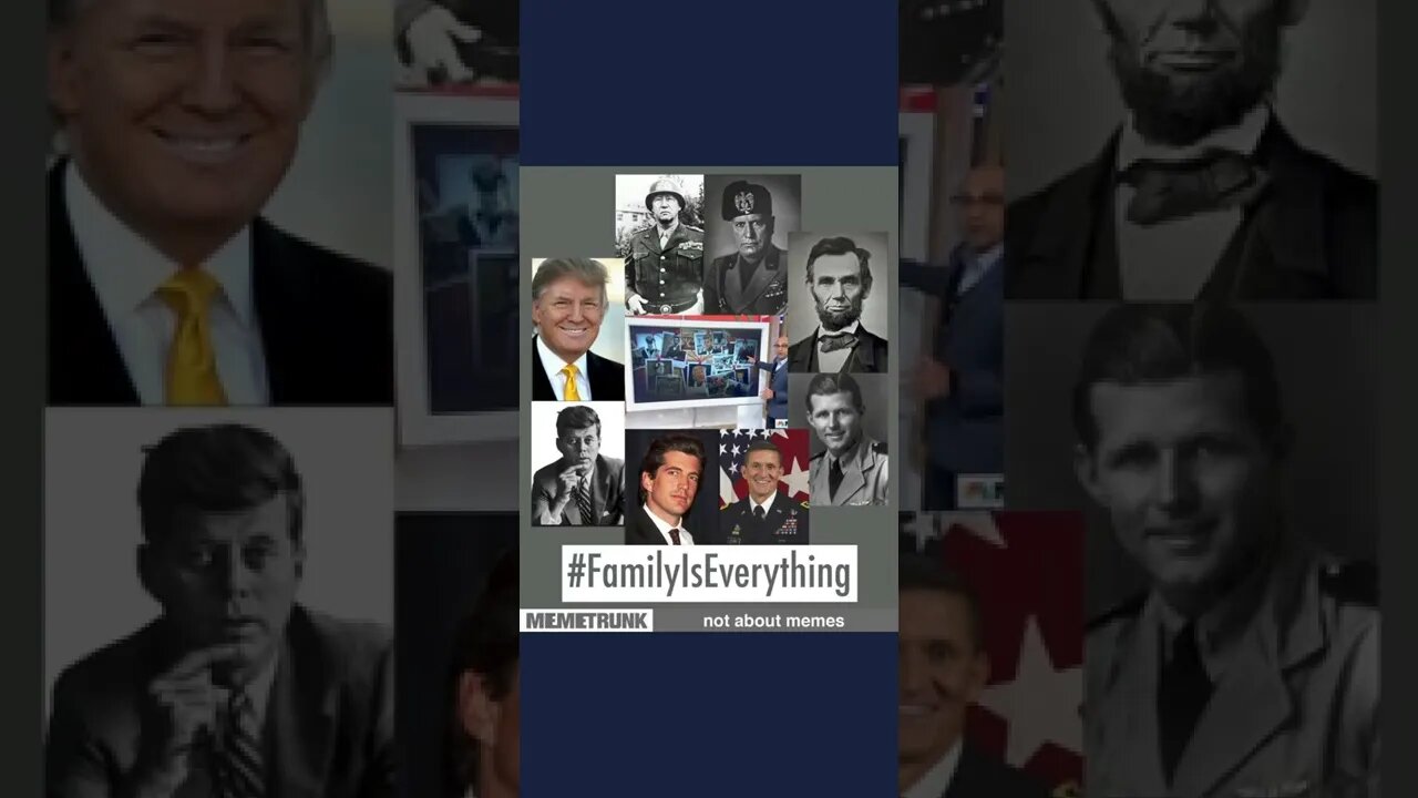 Trump Kennedy Flynn Patton Lincon family tree.