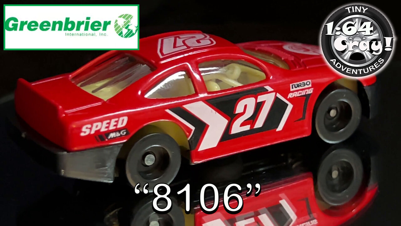 “8106” in 27 Red, RacingTeam deco- Model by Greenbrier International, Inc.