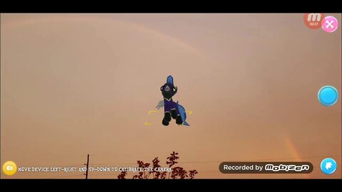 Its a Halloween Rainbow!!!! Brought to you by a Shadow bolt XD