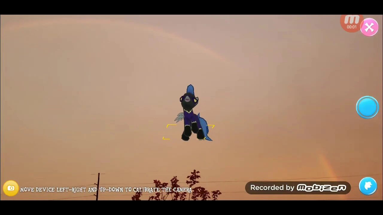 Its a Halloween Rainbow!!!! Brought to you by a Shadow bolt XD