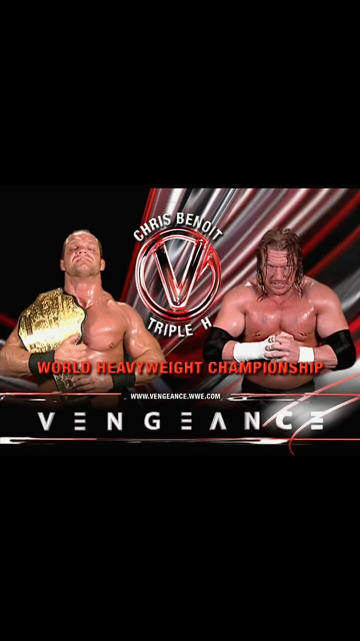 Chris Benoit vs Triple H - Vengeance 2004 (Full Match) - Rumble