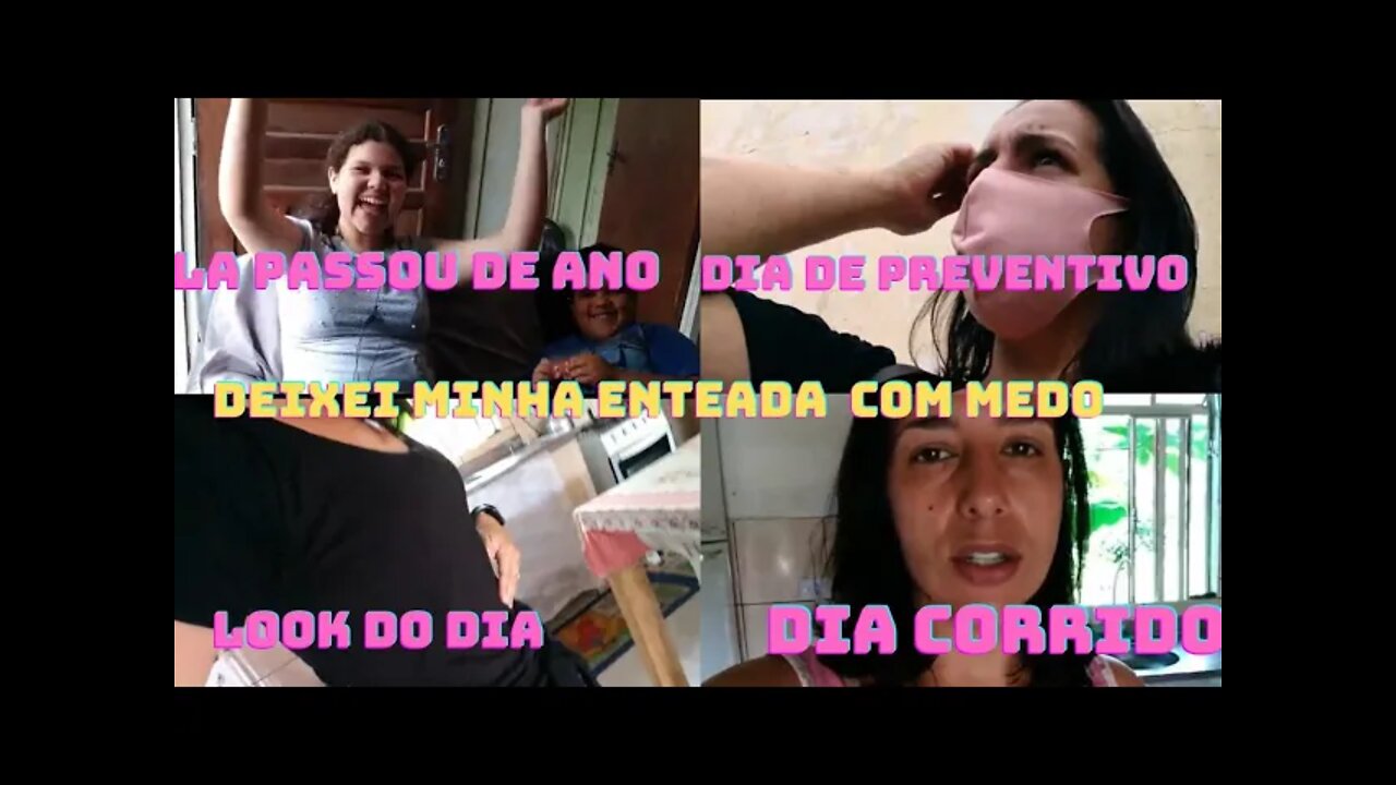 Fui fazer preventivo- Passei no colégio- Assustei a minha enteada- Vlog do nosso dia