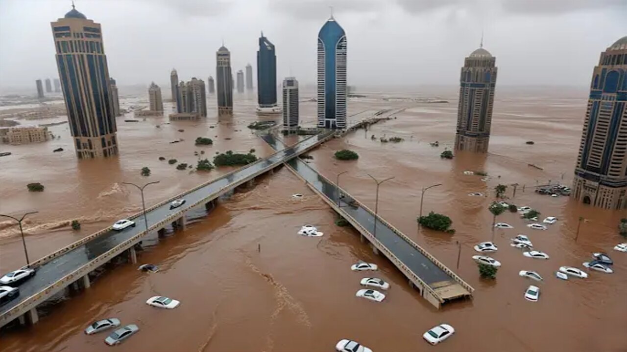 Saudi Arabia is sinking! Cars were floating in water, flooding in Jeddah and Mecca