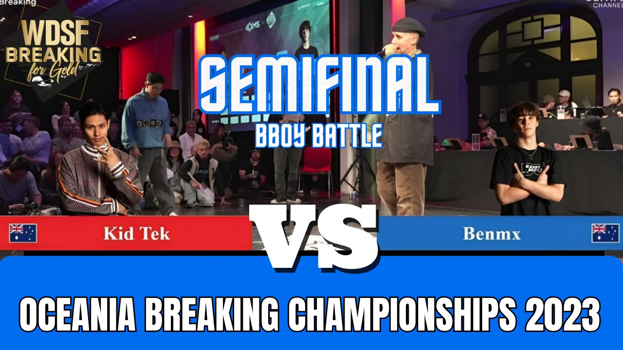 KID TEK VS BENMX | SEMIFINAL | WDSF OCEANIA BREAKING CHAMPIONSHIPS 2023