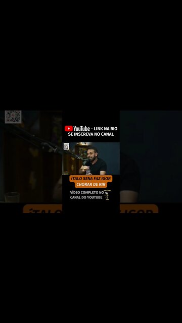 OLHA O QUE ÍTALO SENA PERGUNTOU A UMA PESSOA (vídeo completo no canal) #shorts #flowpodcast