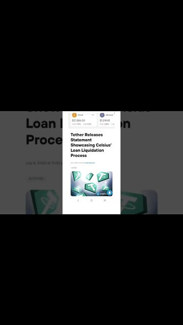 Tether Releases Statement Celsius’ Loan Liquidation Process #cryptomash #cryptomashnews #cryptonews