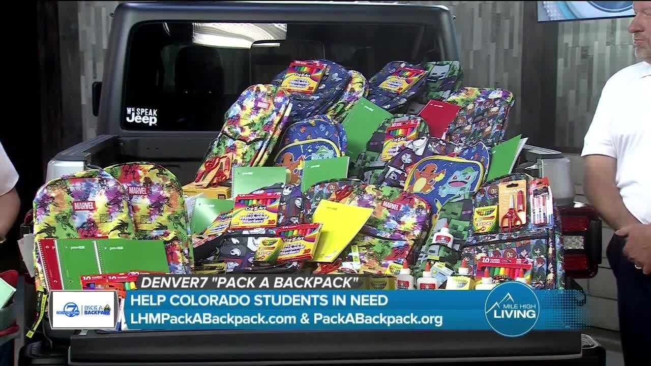 Pack A Backpack // Larry H Miller & Denver7